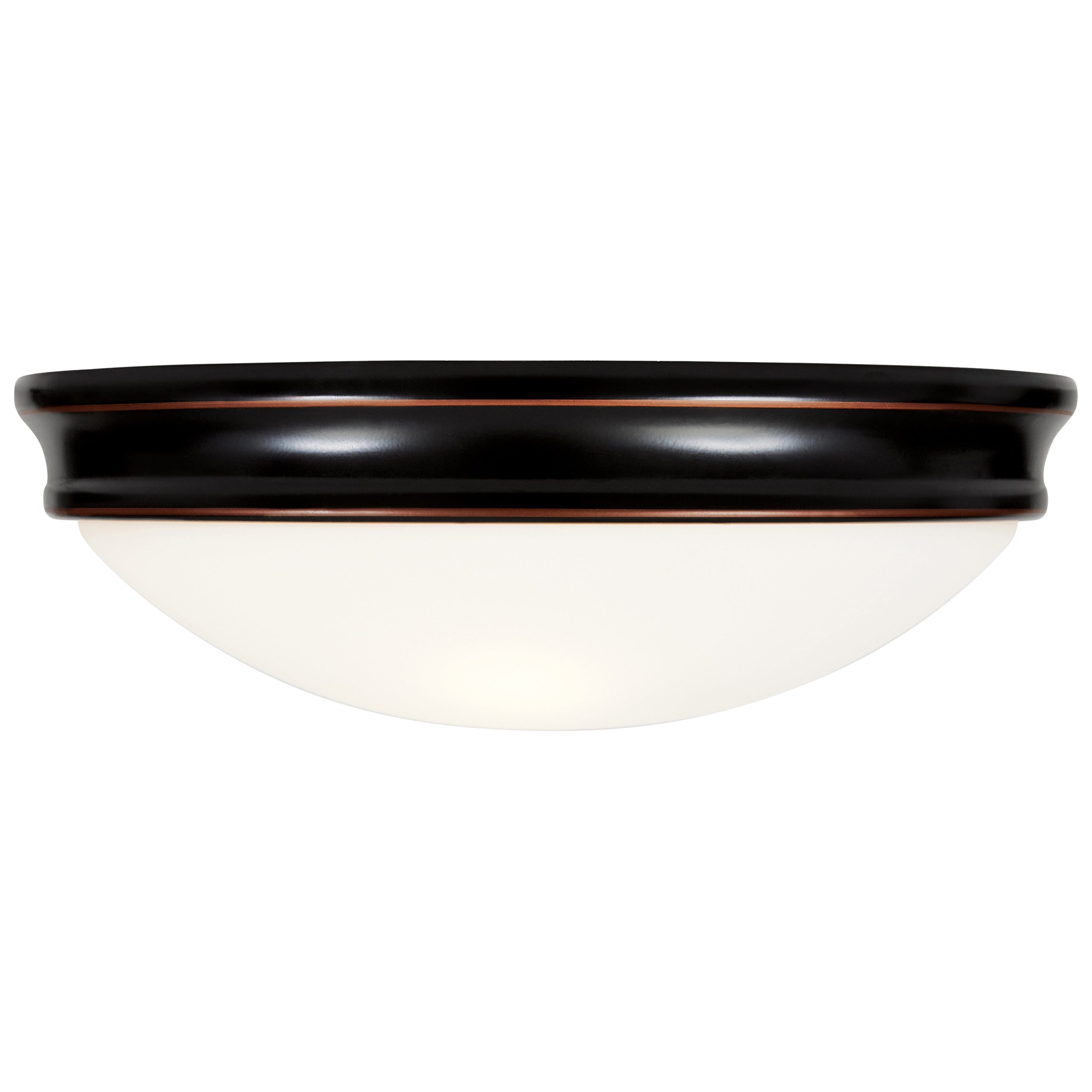 Atom LED Flush Mount, Oil Rubbed Bronze / 10.5"