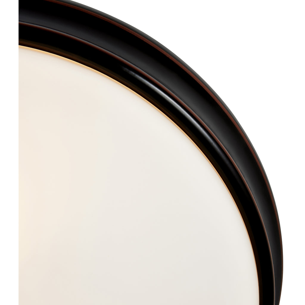 Atom Flush Mount, Oil Rubbed Bronze / 12.5"