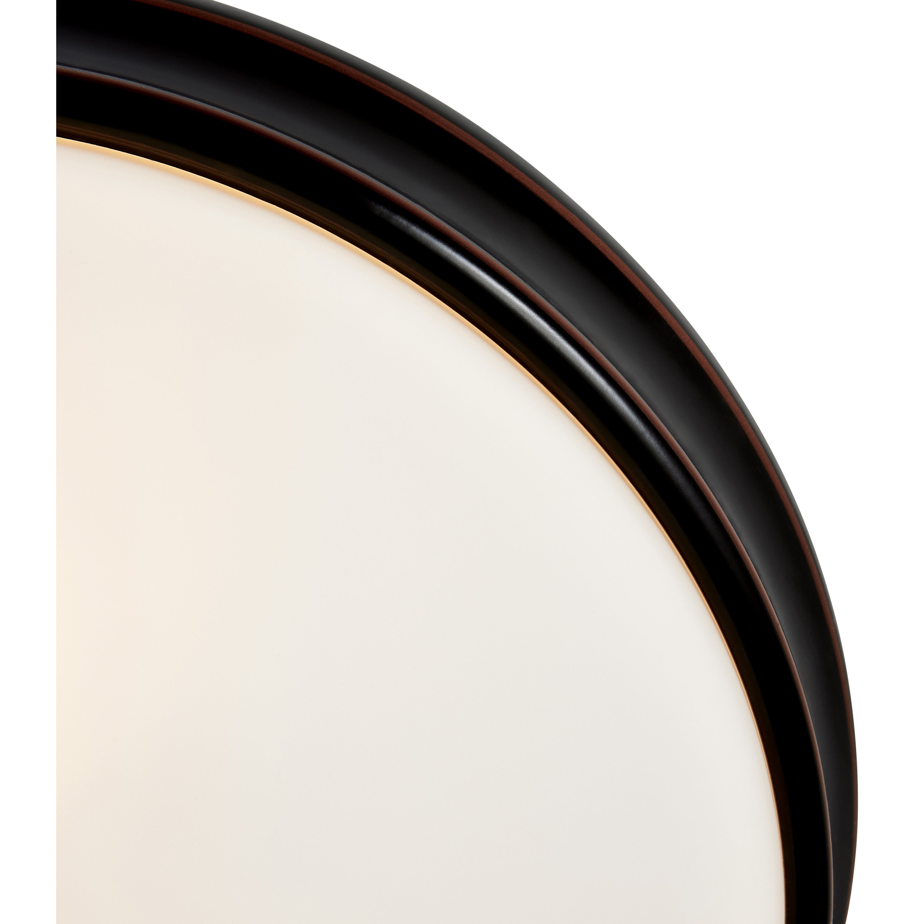 Atom Flush Mount, Oil Rubbed Bronze / 14"
