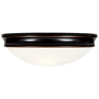 Atom LED Flush Mount, Oil Rubbed Bronze / 14"