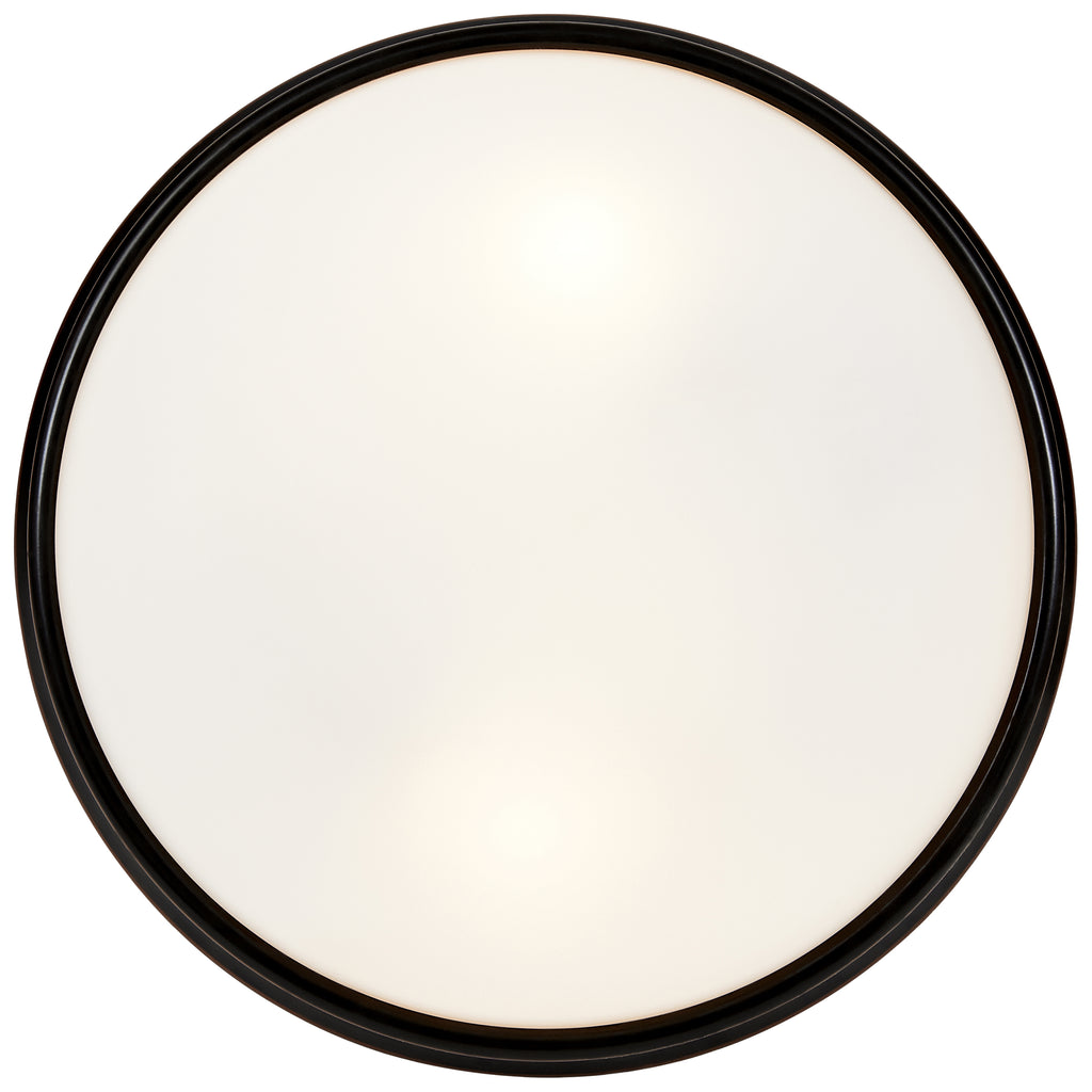 Atom LED Flush Mount, Oil Rubbed Bronze / 14"