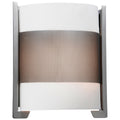 Iron Wall Sconce, Brushed Steel