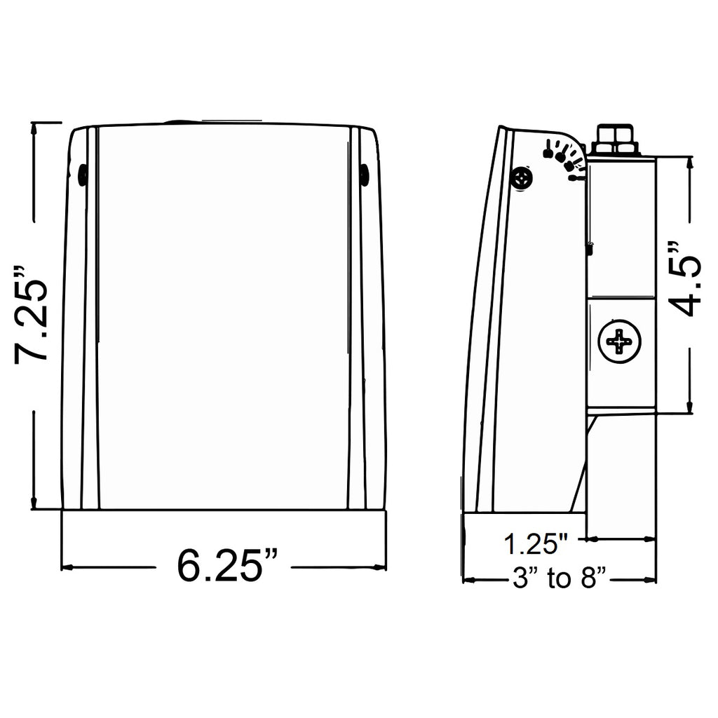 Access Lighting Adapt Outdoor Adjustable LED Wall Mount, White, image 6