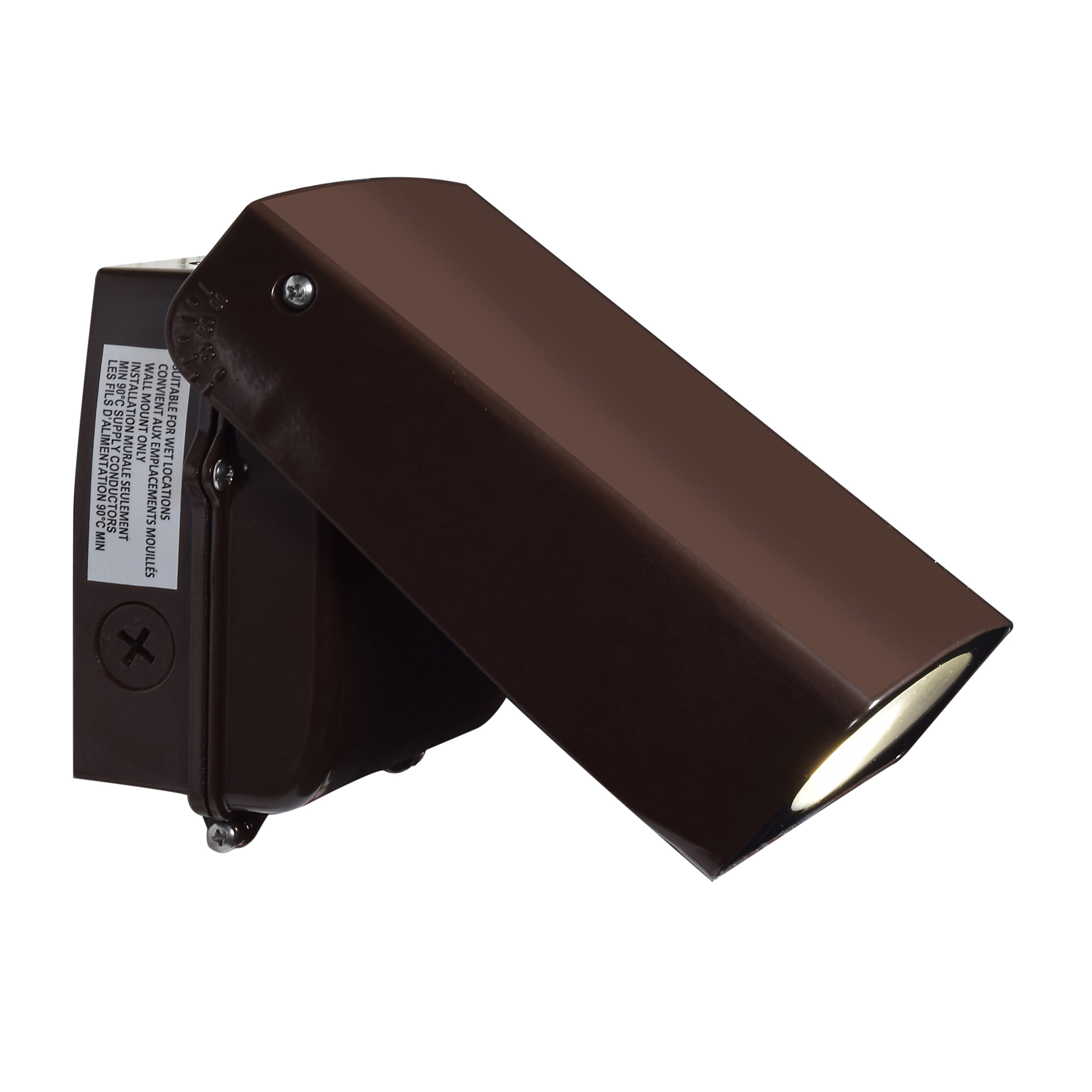 Adapt Outdoor Adjustable LED Wall Mount, Bronze