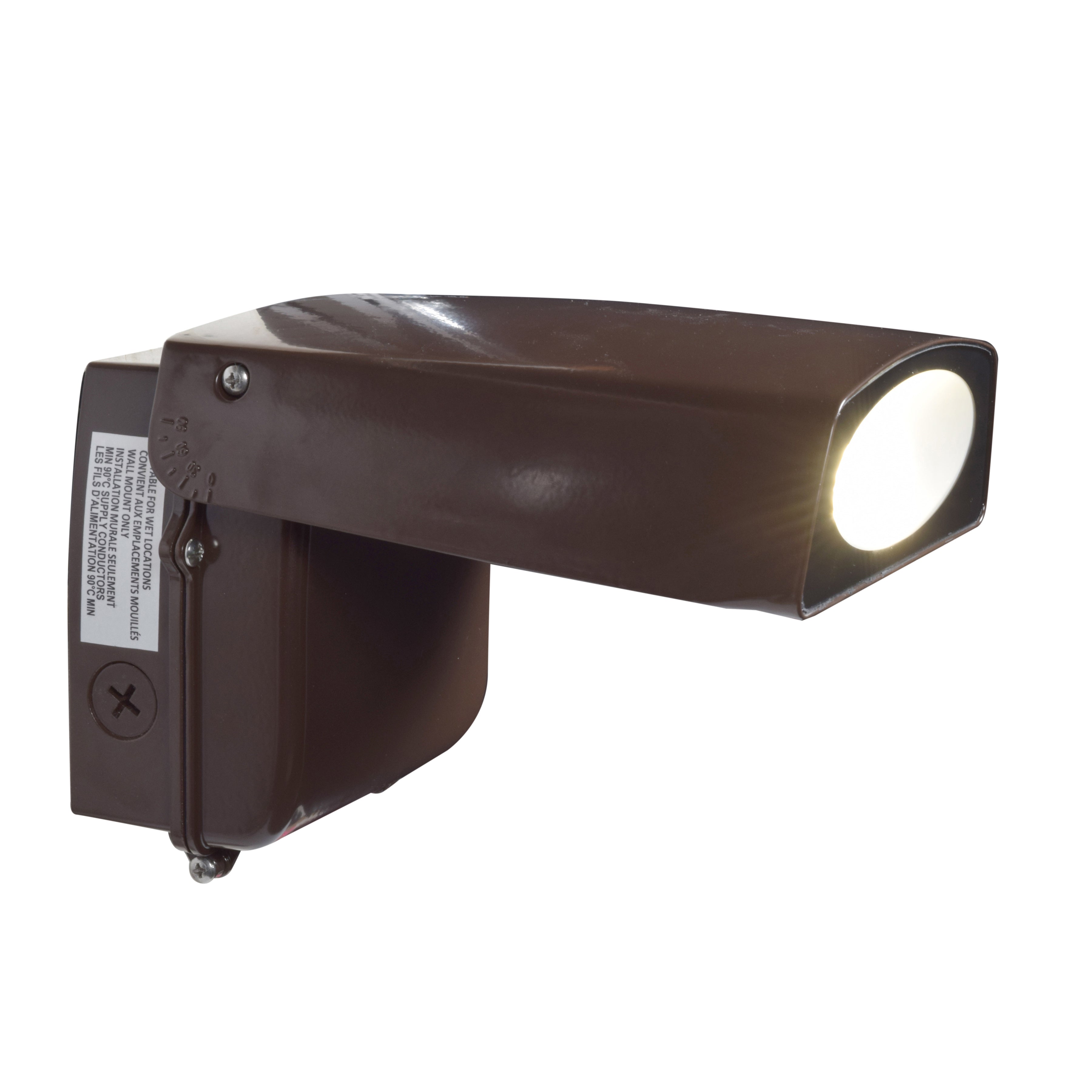 Adapt Outdoor Adjustable LED Wall Mount, Bronze