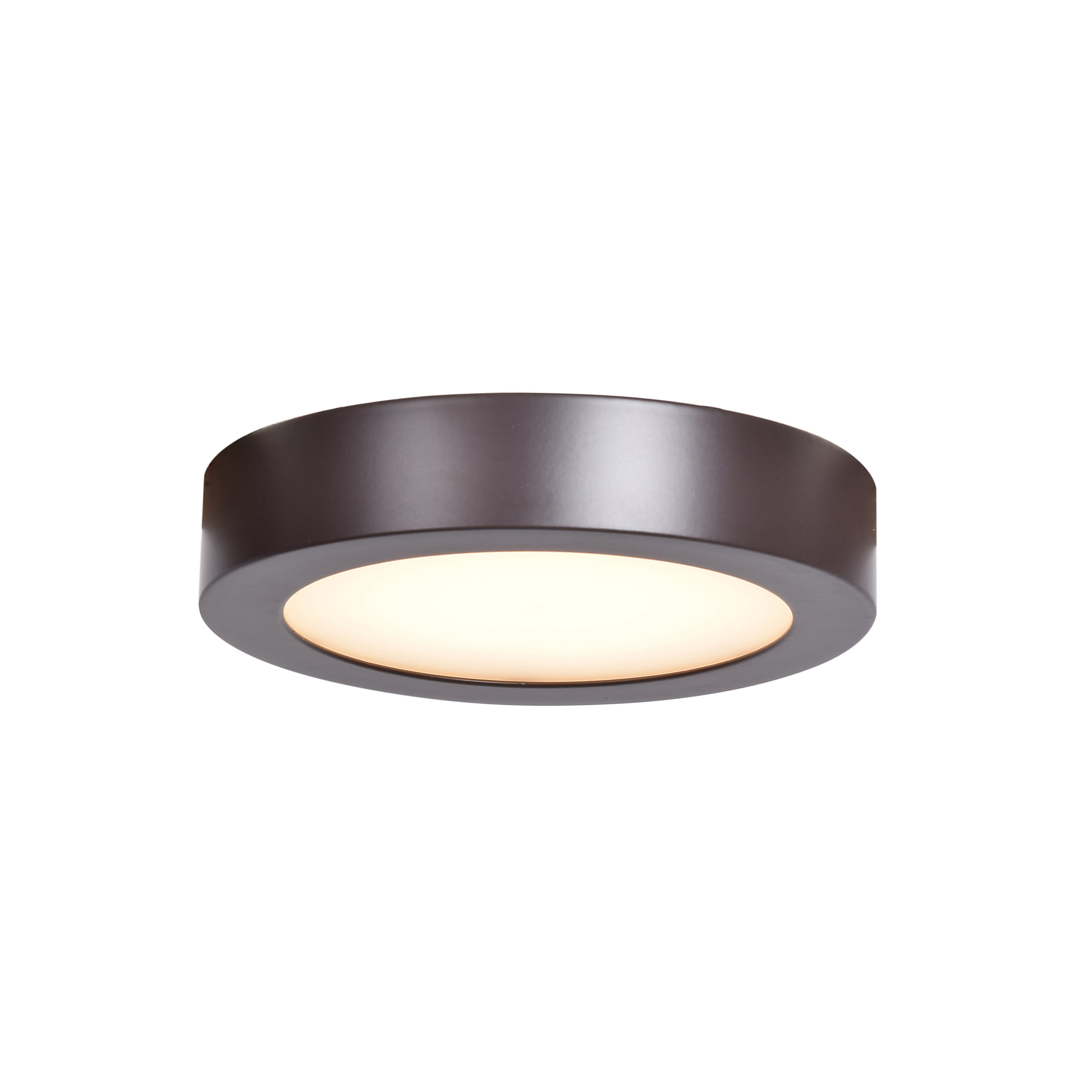 Strike 2.0 LED Flush Mount, Bronze