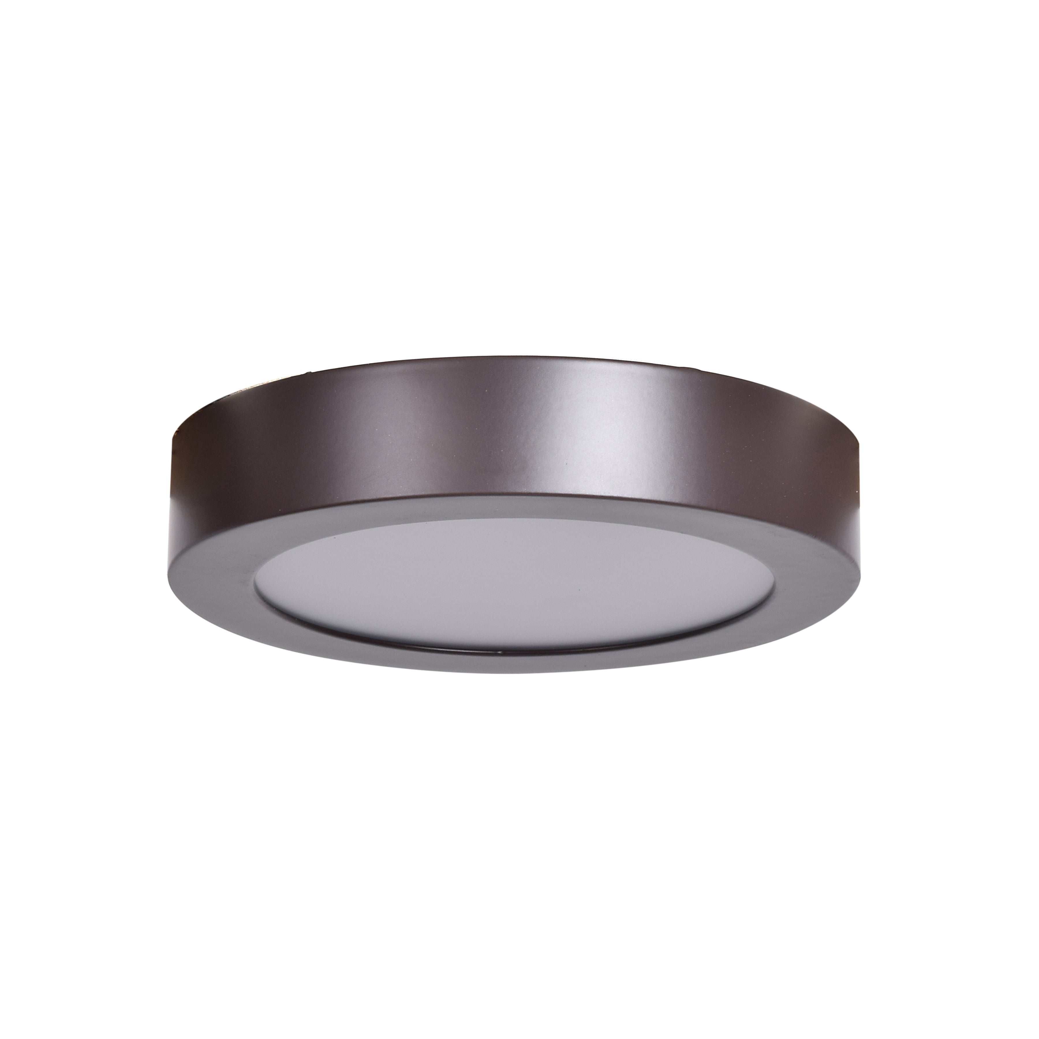 Strike 2.0 LED Flush Mount, Bronze