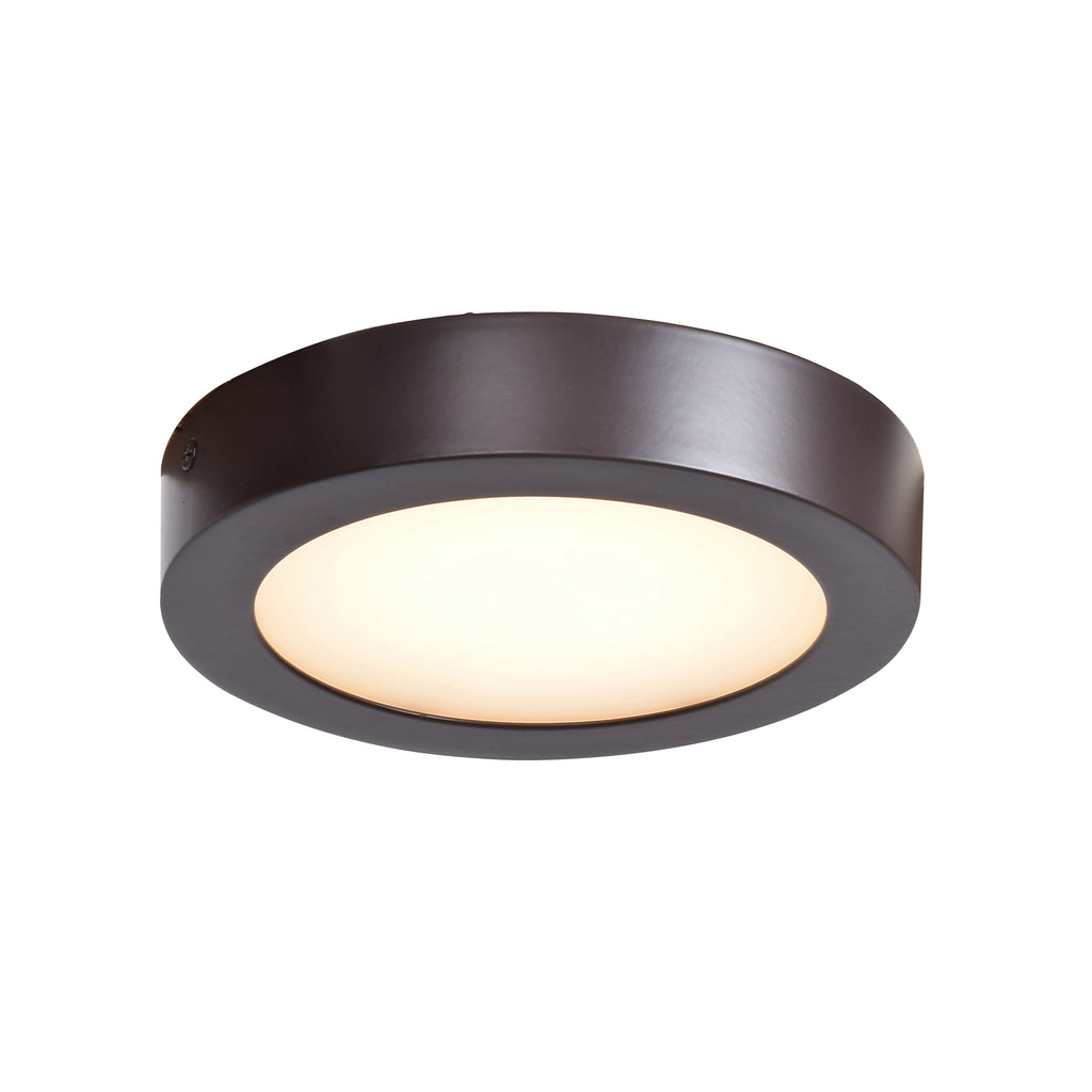 Strike 2.0 LED Flush Mount, Bronze