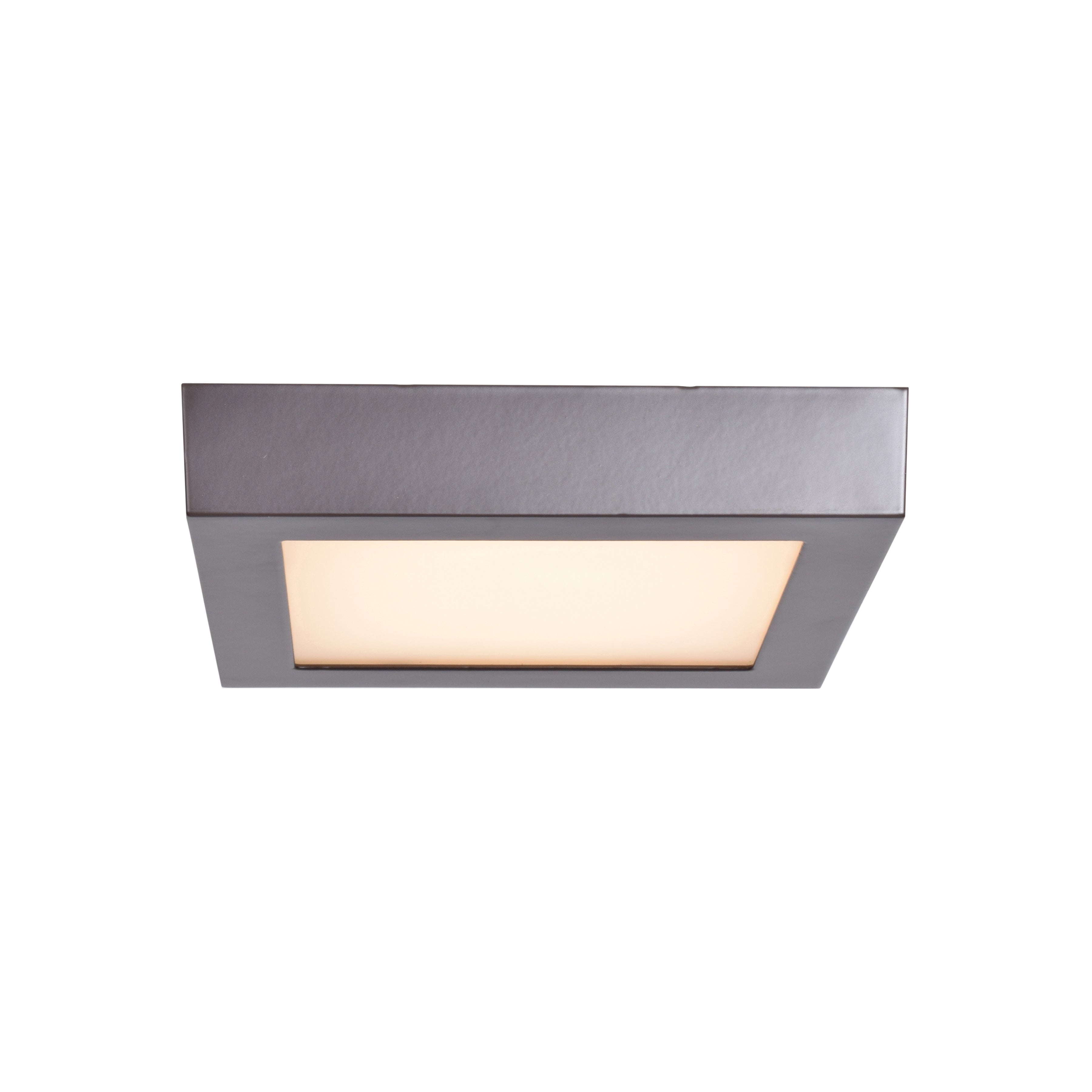 Strike 2.0 SQ LED Flush Mount, Bronze
