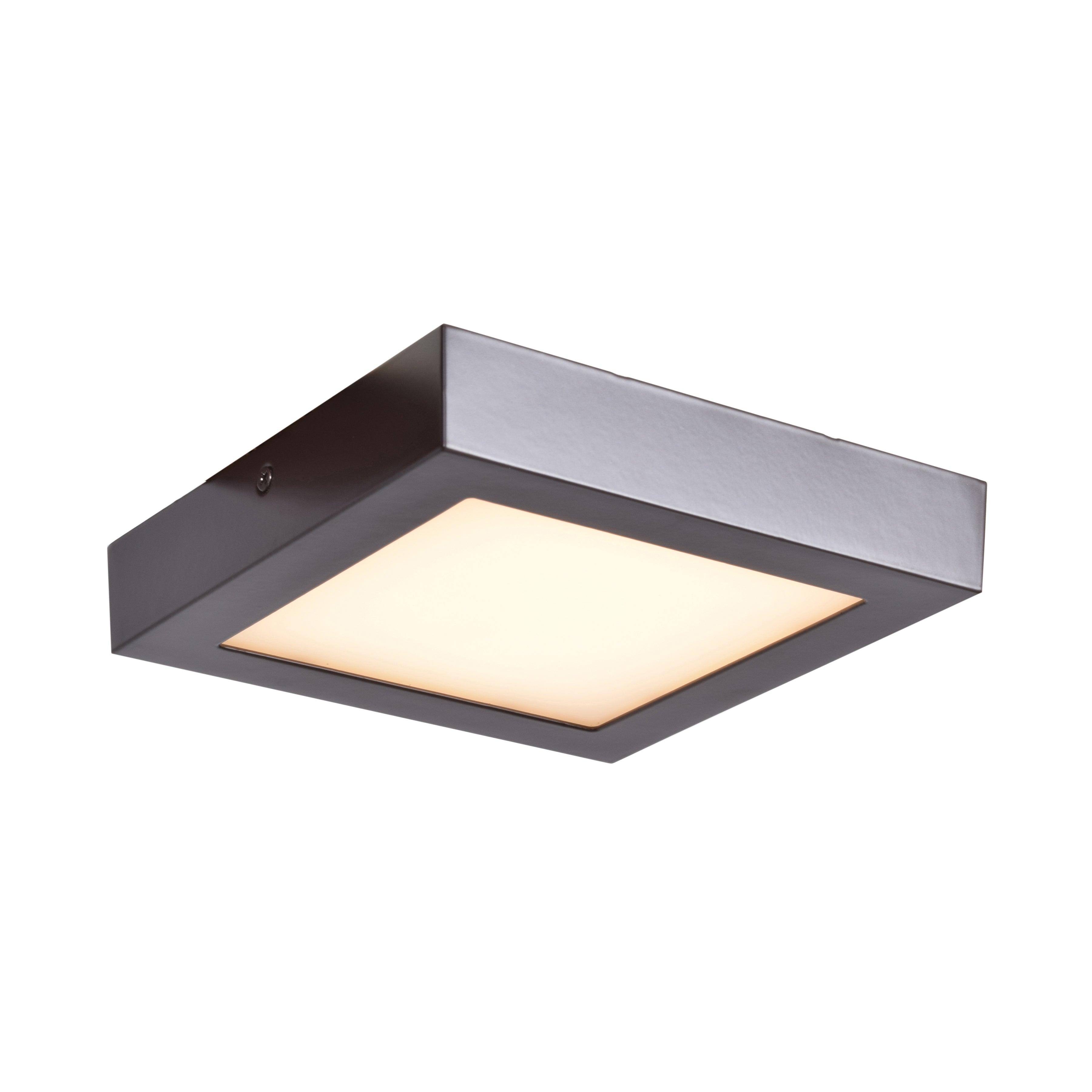 Strike 2.0 SQ LED Flush Mount, Bronze