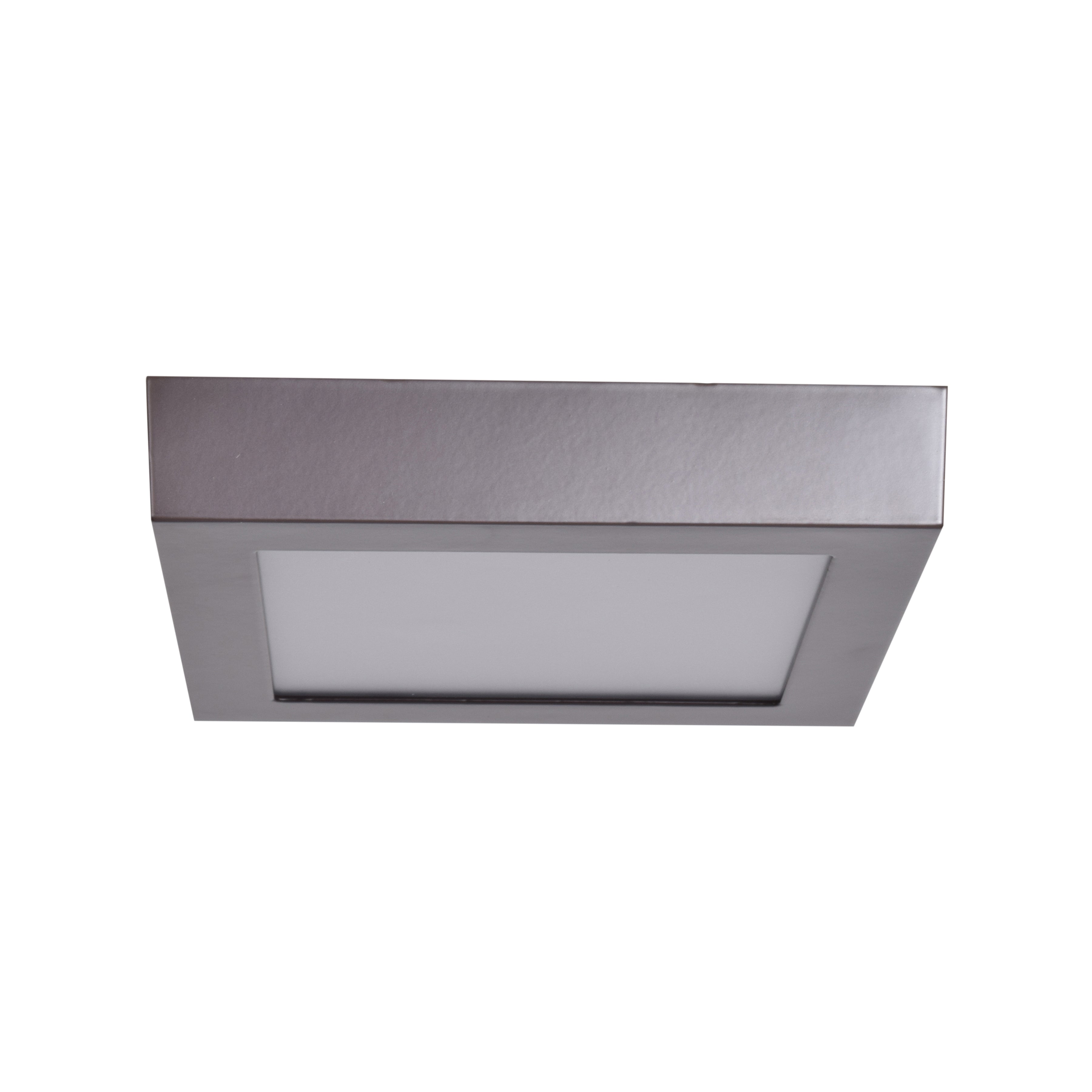Strike 2.0 SQ LED Flush Mount, Bronze