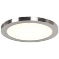 Disc LED Flush Mount, Brushed Steel / 5.5" / 3000K