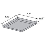 Access Lighting Boxer LED Flush Mount, Bronze / 5.5", image 2