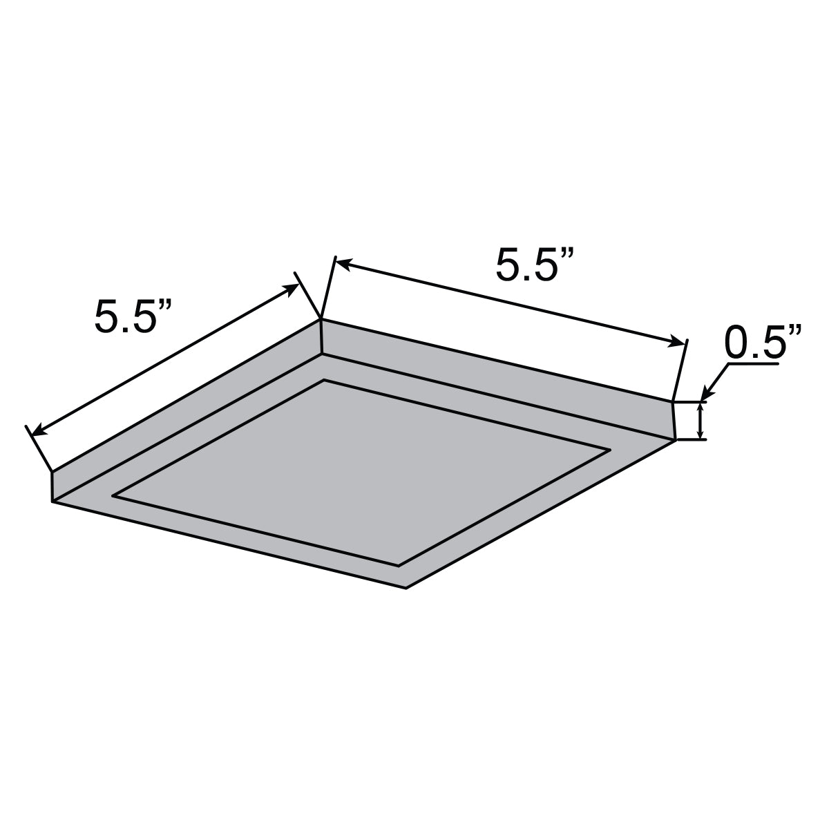Access Lighting Boxer LED Flush Mount, Bronze / 5.5", image 2