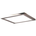 Boxer LED Flush Mount, Brushed Steel / 7.5"