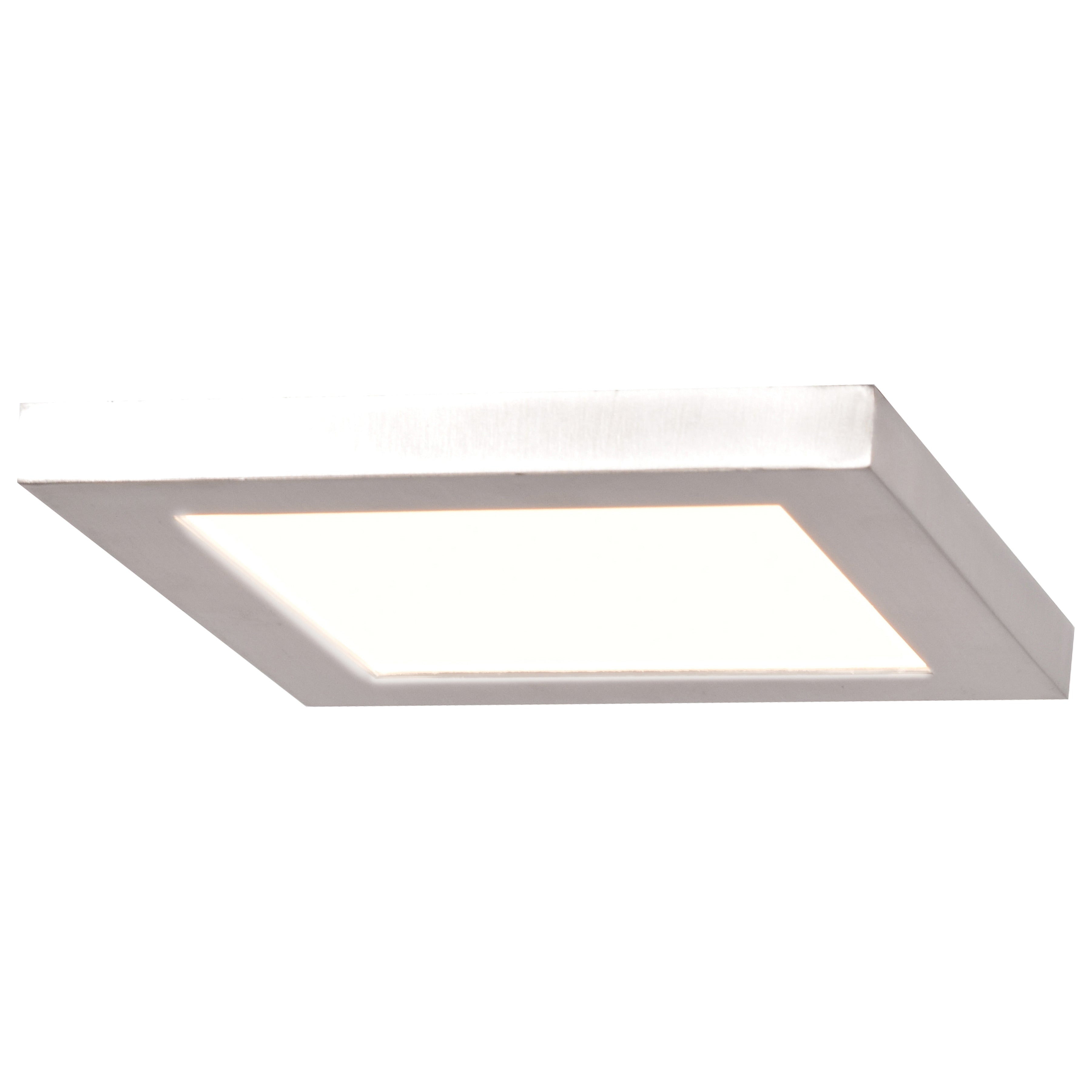 Boxer LED Flush Mount, White / 7.5"