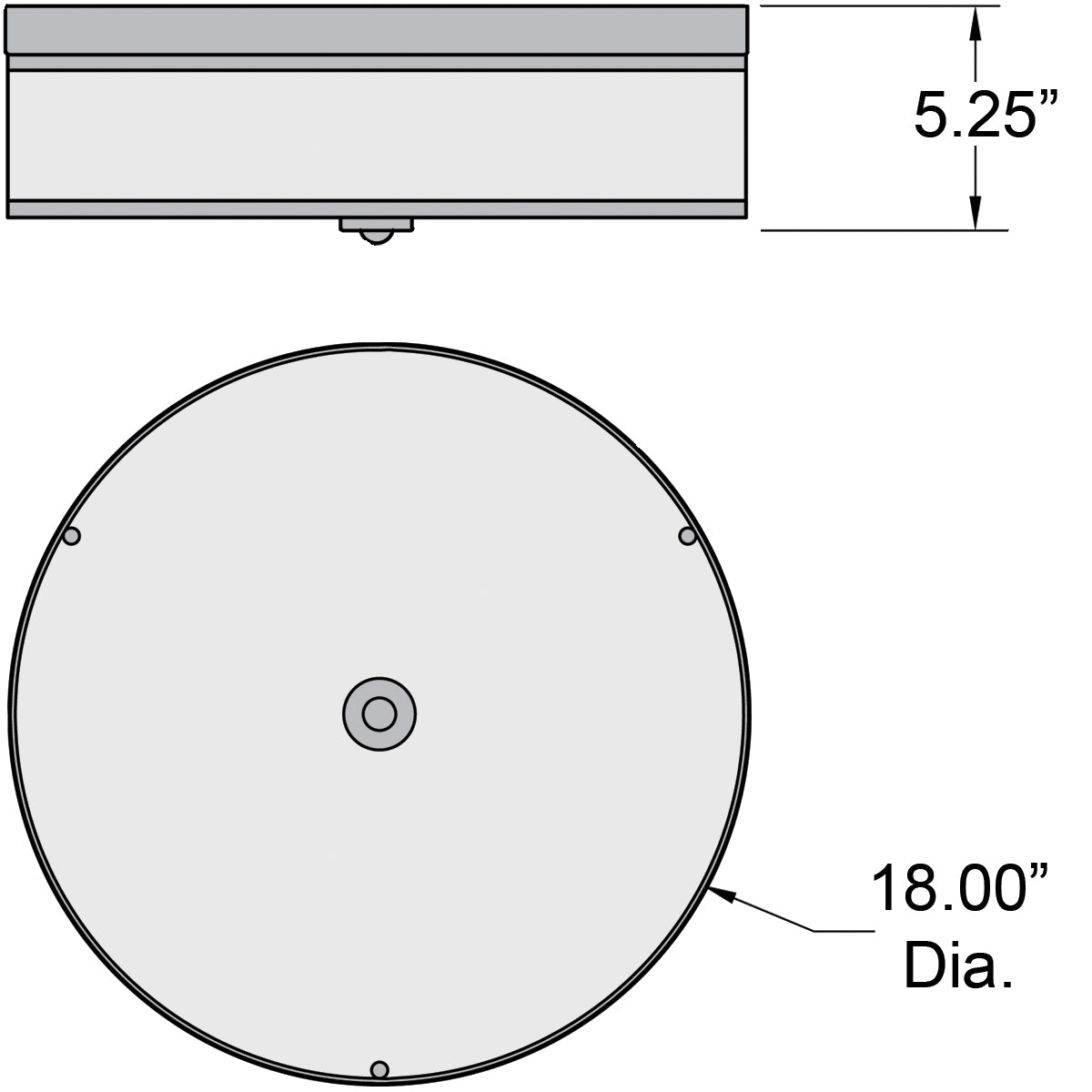 Access Lighting Mia LED Flush Mount, 18", image 2