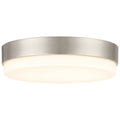 Roma Minimus LED Flush Mount, Brushed Steel