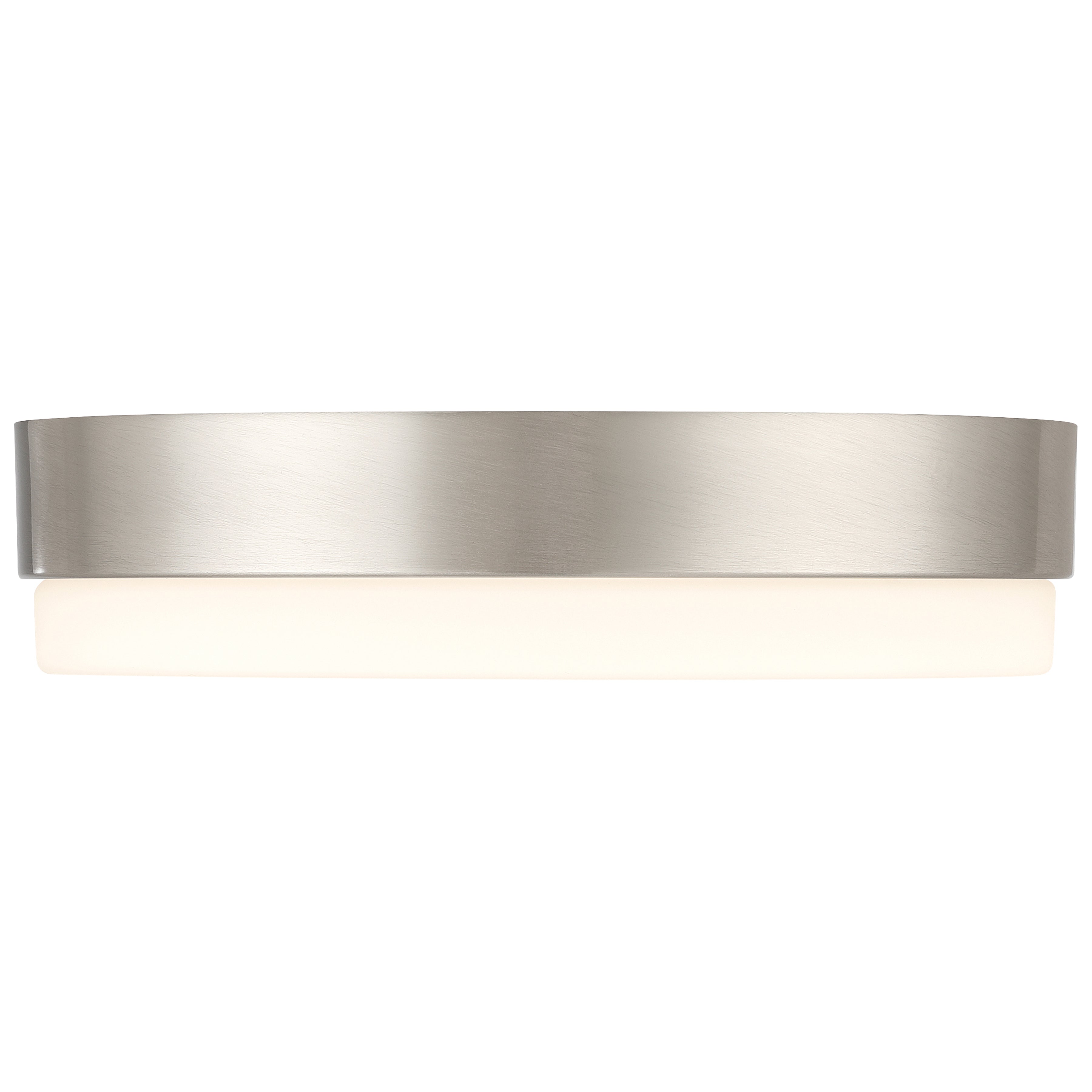 Roma Minimus LED Flush Mount, Brushed Steel