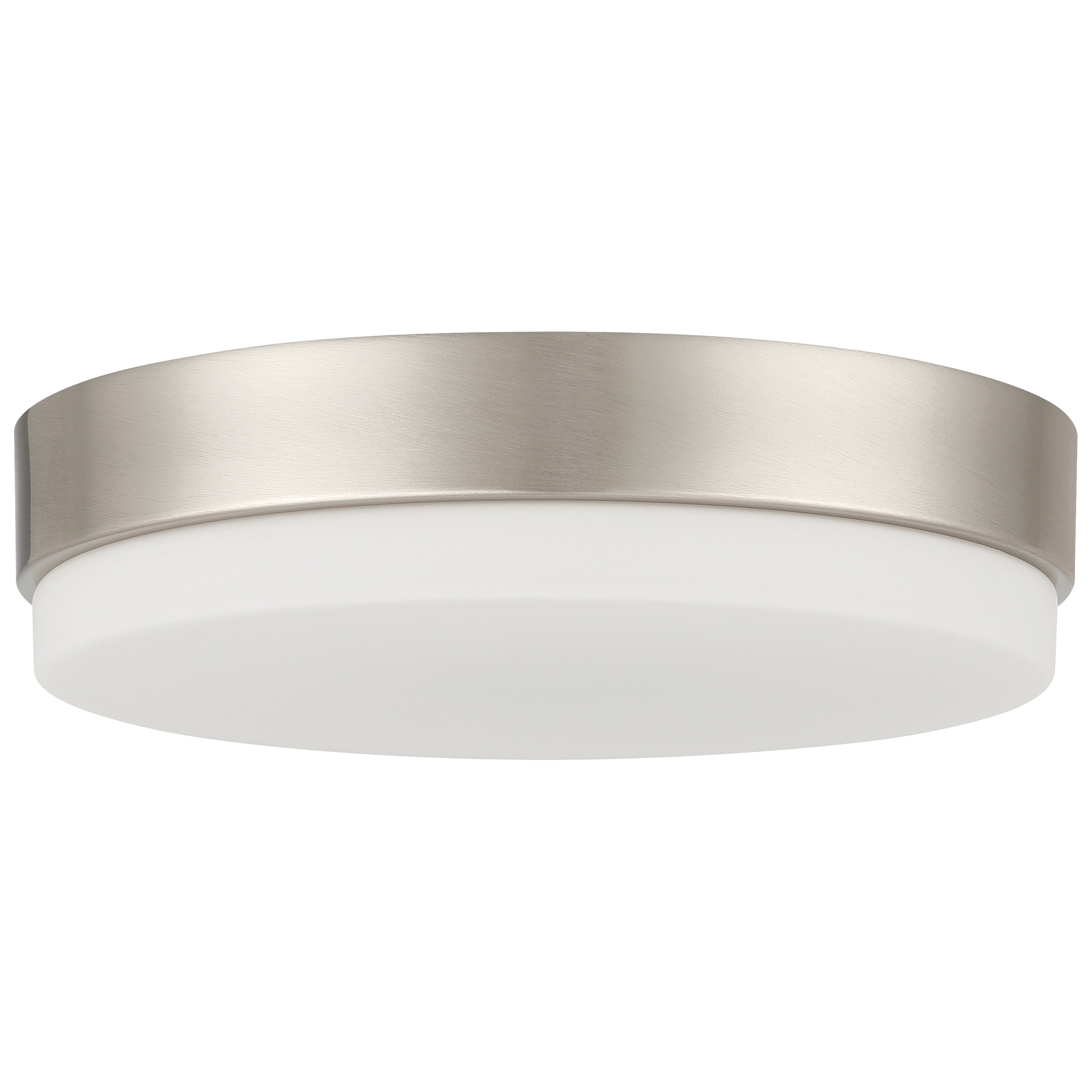 Roma Minimus LED Flush Mount, Brushed Steel
