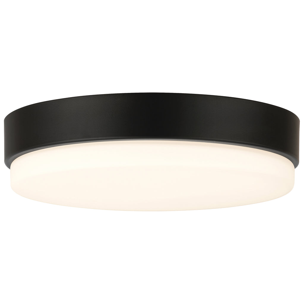 Roma Minimus LED Flush Mount, Matte Black