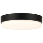 Roma Minimus LED Flush Mount, Matte Black