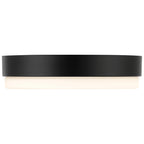 Roma Minimus LED Flush Mount, Matte Black