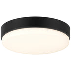 Roma Minimus LED Flush Mount, Matte Black