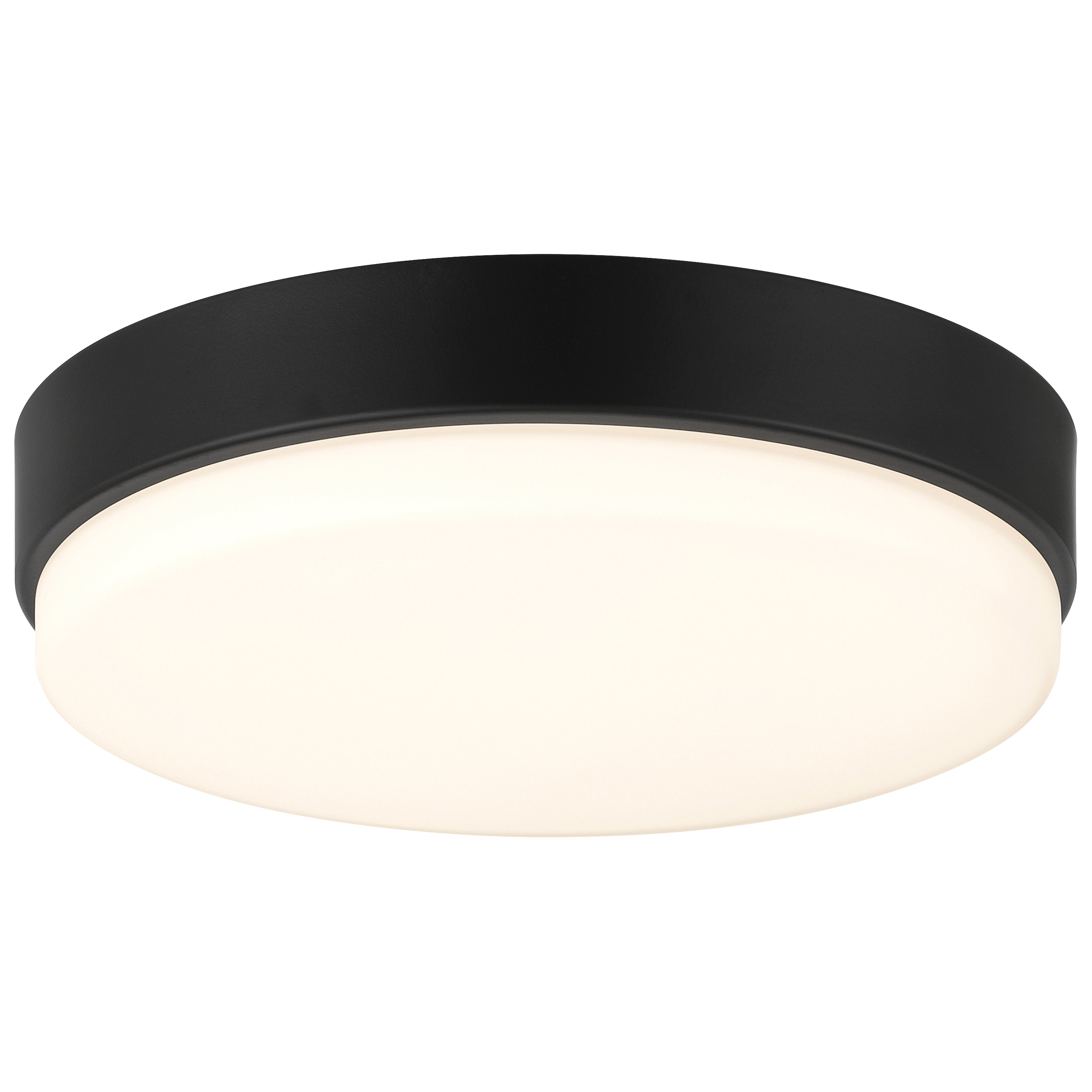 Roma Minimus LED Flush Mount, Matte Black