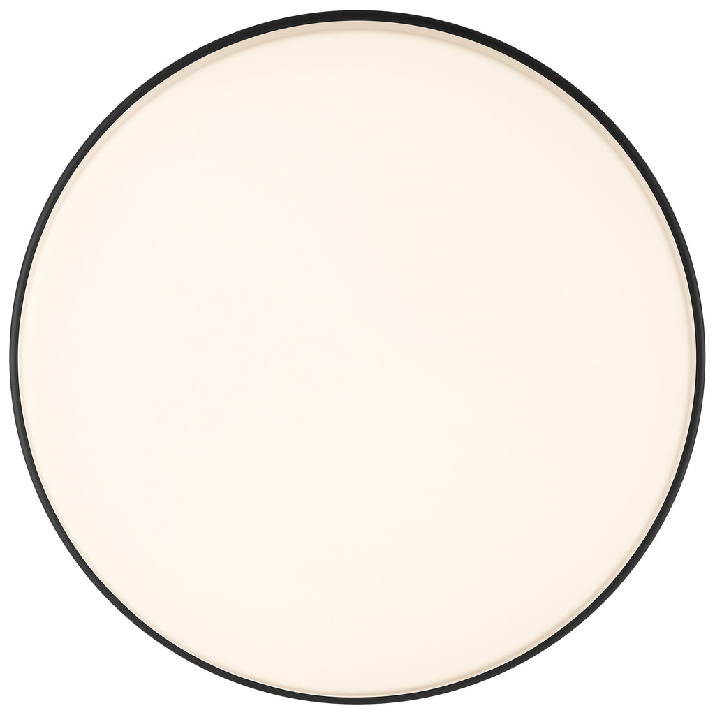 Roma Minimus LED Flush Mount, Matte Black