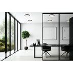 Access Lighting Roma LED Flush Mount, Matte Black / 18", image 6