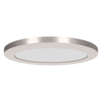 ModPLUS LED Flush Mount, Brushed Steel / 9"