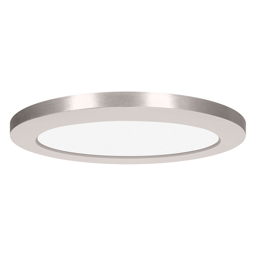 ModPLUS 3CCT LED Flush Mount, Brushed Steel / 12"