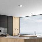 Access Lighting ModPlus SQ LED Flush Mount, Brushed Steel / 8.5", image 3
