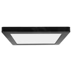 ModPlus SQ LED Flush Mount, Black / 11.5"
