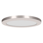 ModPLUS Dual Voltage LED Flush Mount, Brushed Steel / 7"