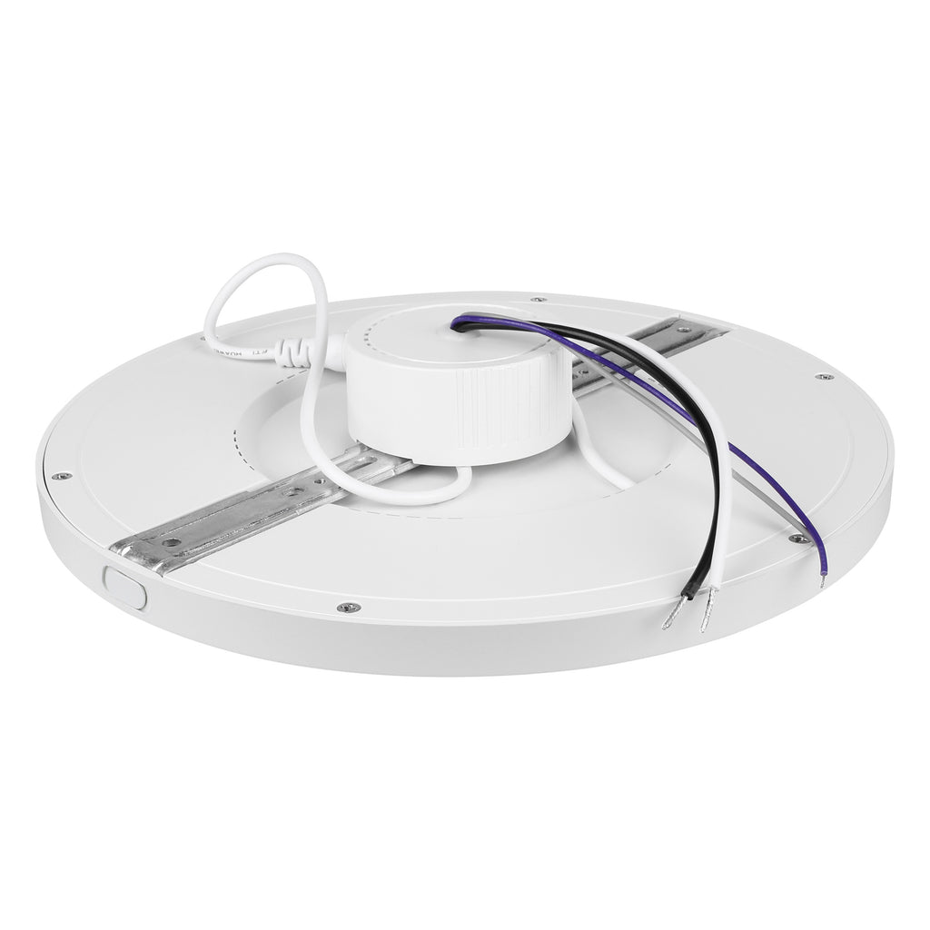 ModPLUS Dual Voltage LED Flush Mount, Black / 7"