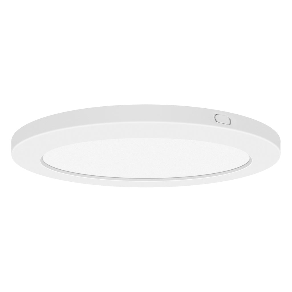 ModPLUS Dual Voltage LED Flush Mount, White / 7"