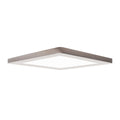 ModPlus SQ Dual Voltage LED Flush Mount, Brushed Steel