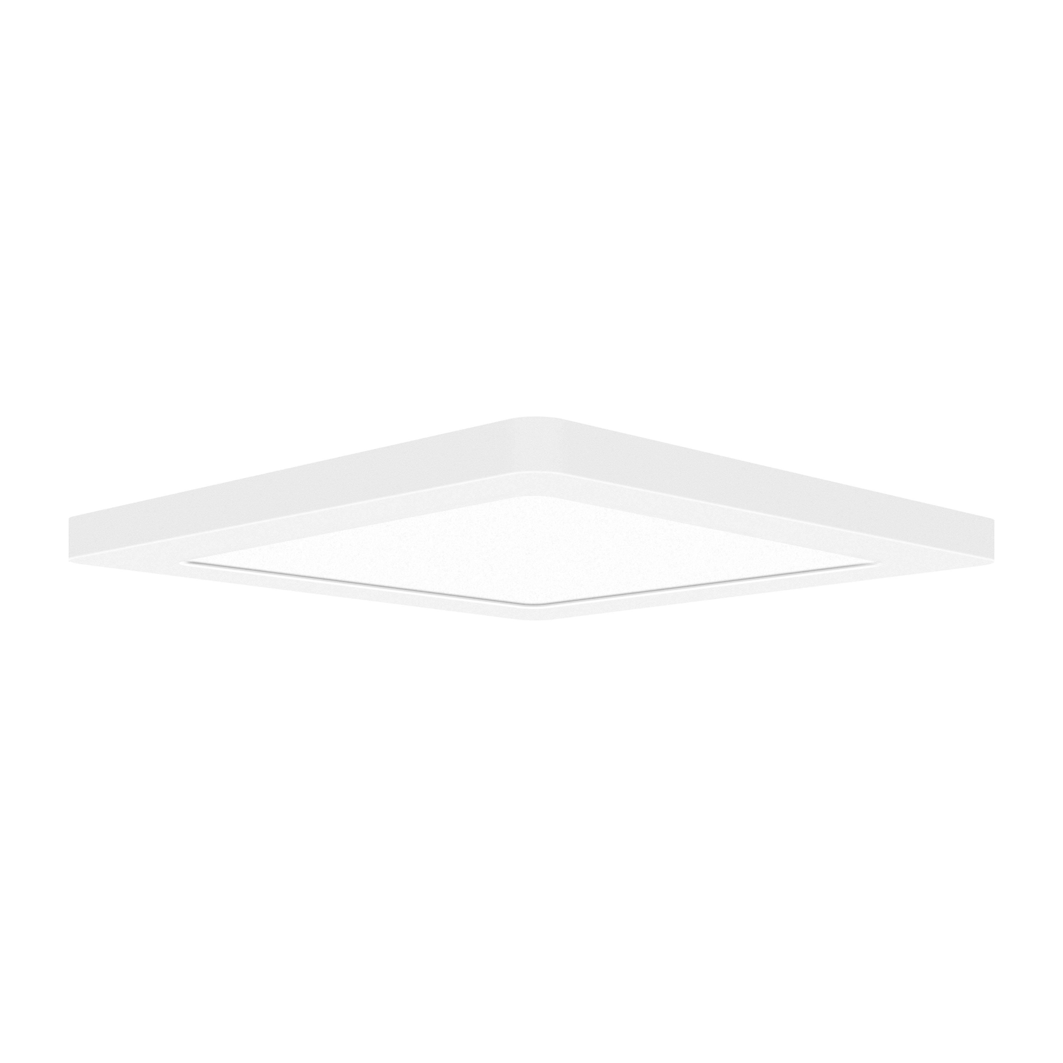 ModPlus SQ Dual Voltage LED Flush Mount, White