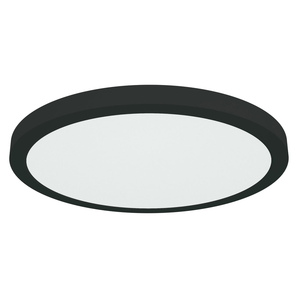 ModPLUS LED Flush Mount, Black / 16"