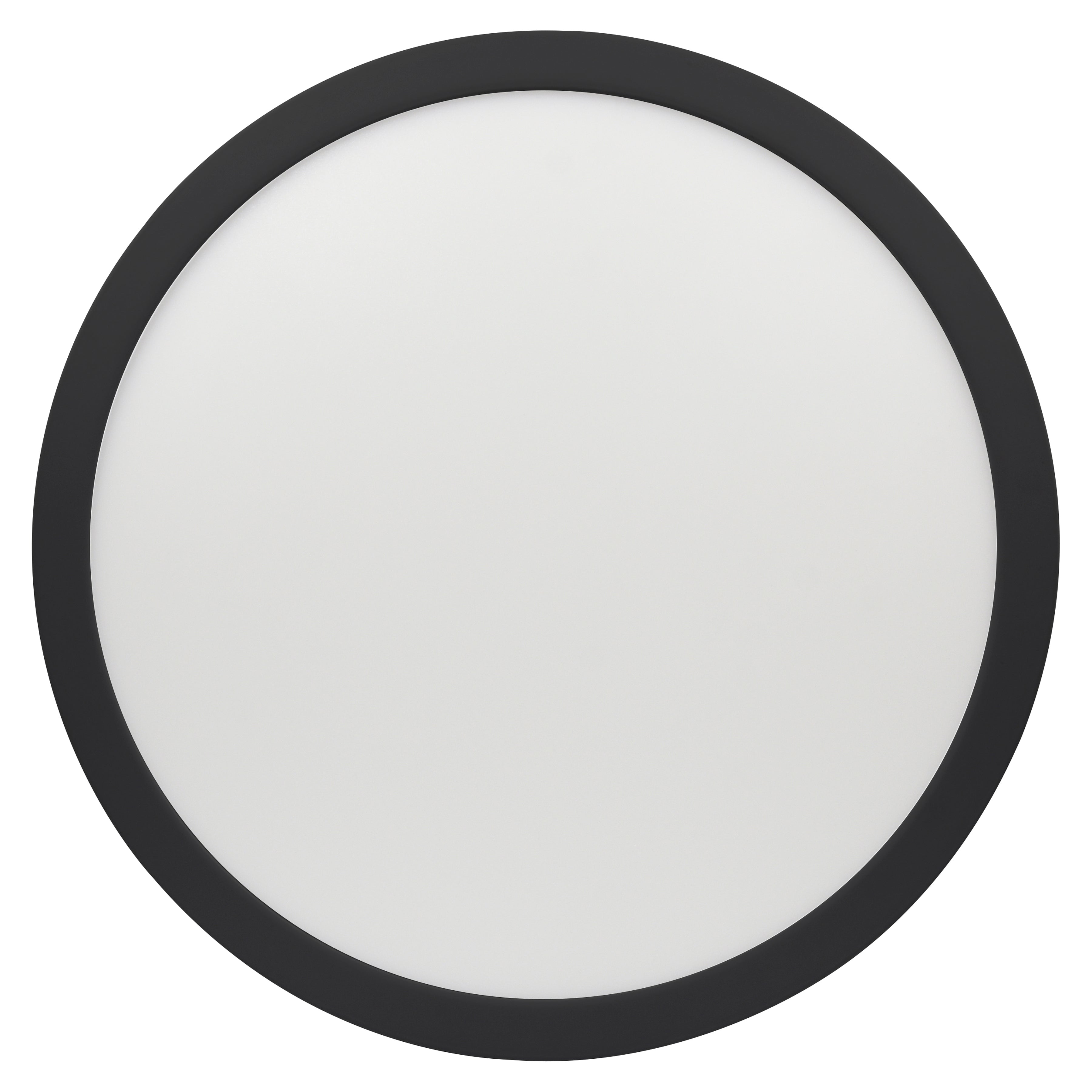 ModPLUS LED Flush Mount, Black / 16"