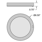 Access Lighting ModPLUS Dual Voltage Motion Sensor LED Flush Mount, image 6