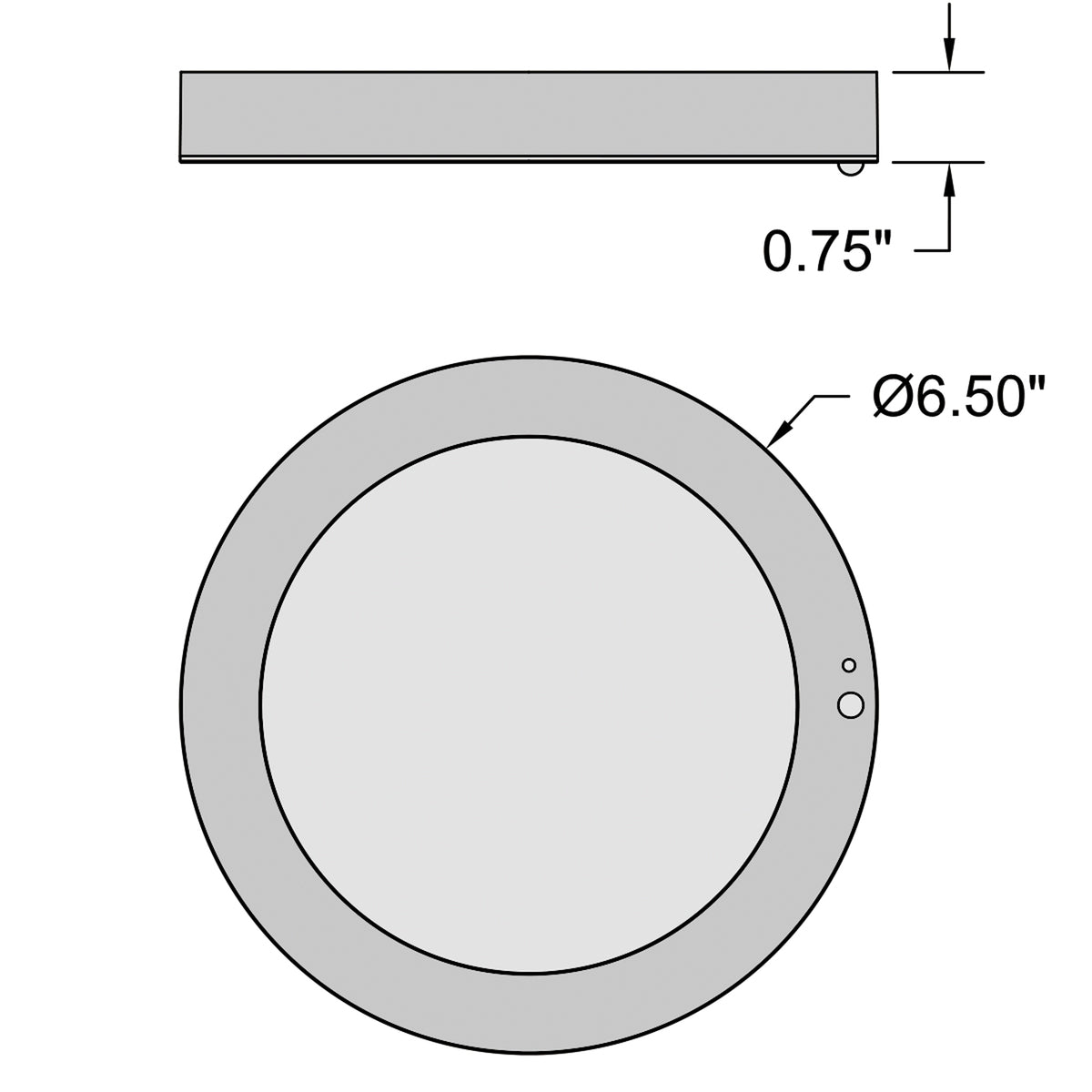 Access Lighting ModPLUS Dual Voltage Motion Sensor LED Flush Mount, image 6
