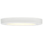 Slim LED Flush Mount, White / 5"