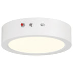 Slim Color Selectable Emergency Battery Backup 5CCT LED Flush Mount