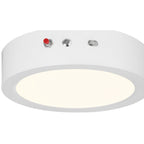 Slim Color Selectable Emergency Battery Backup 5CCT LED Flush Mount
