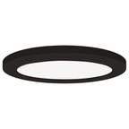 Access Lighting Slim LED Flush Mount, Black / 7"