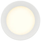 Slim LED Flush Mount, White / 12"