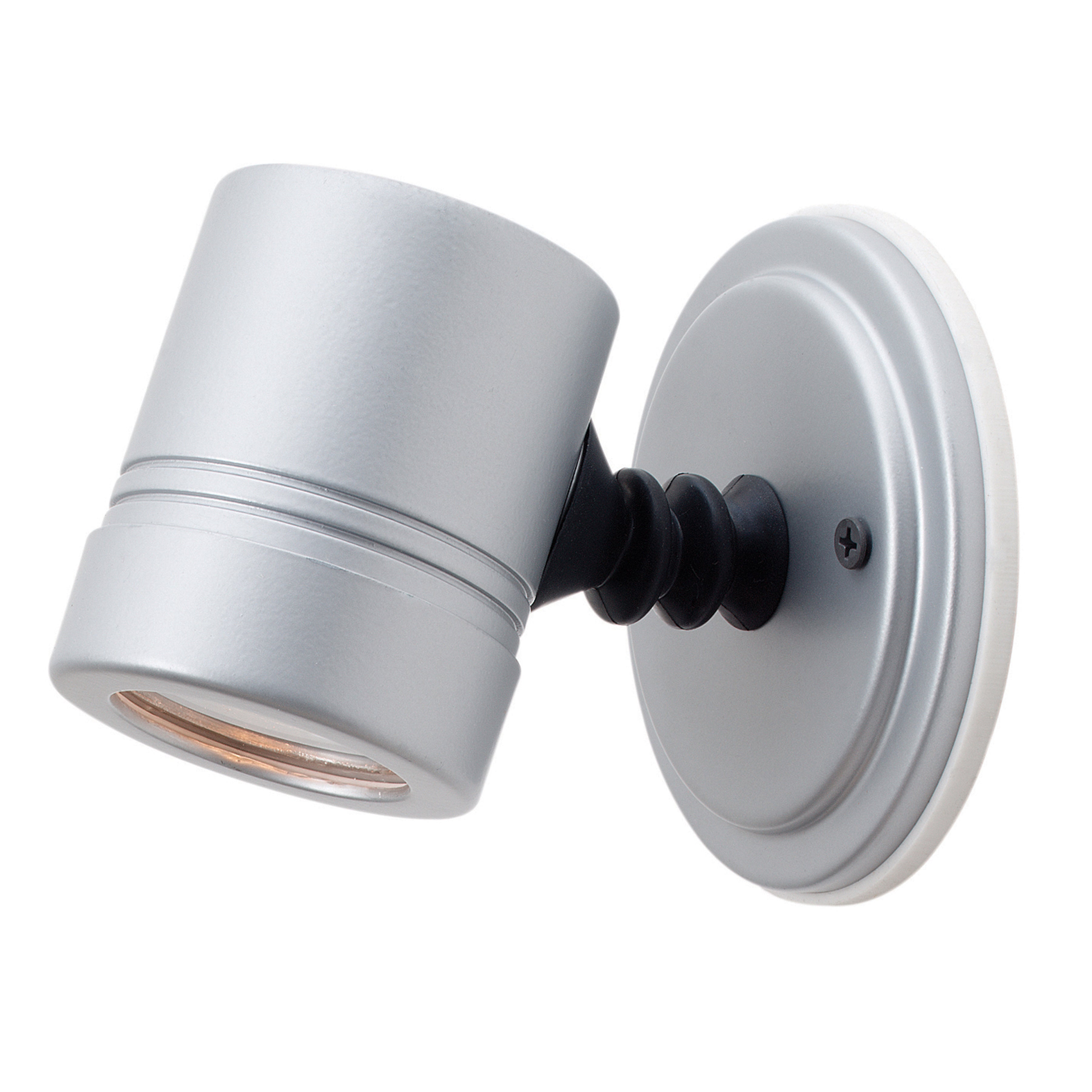 Myra Outdoor Adjustable Spotlight, Silver